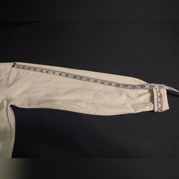 Bud Berma Vintage Men's Embroidered Button Down Shirt Sz 16 "Flaws" - Picture 12 of 12